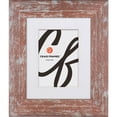 thumbnail image 1 of Craig Frames American Barn, 14x18 inch Faux Red Barnwood Picture Frame Matted for a 12x16 Photo, 1 of 1