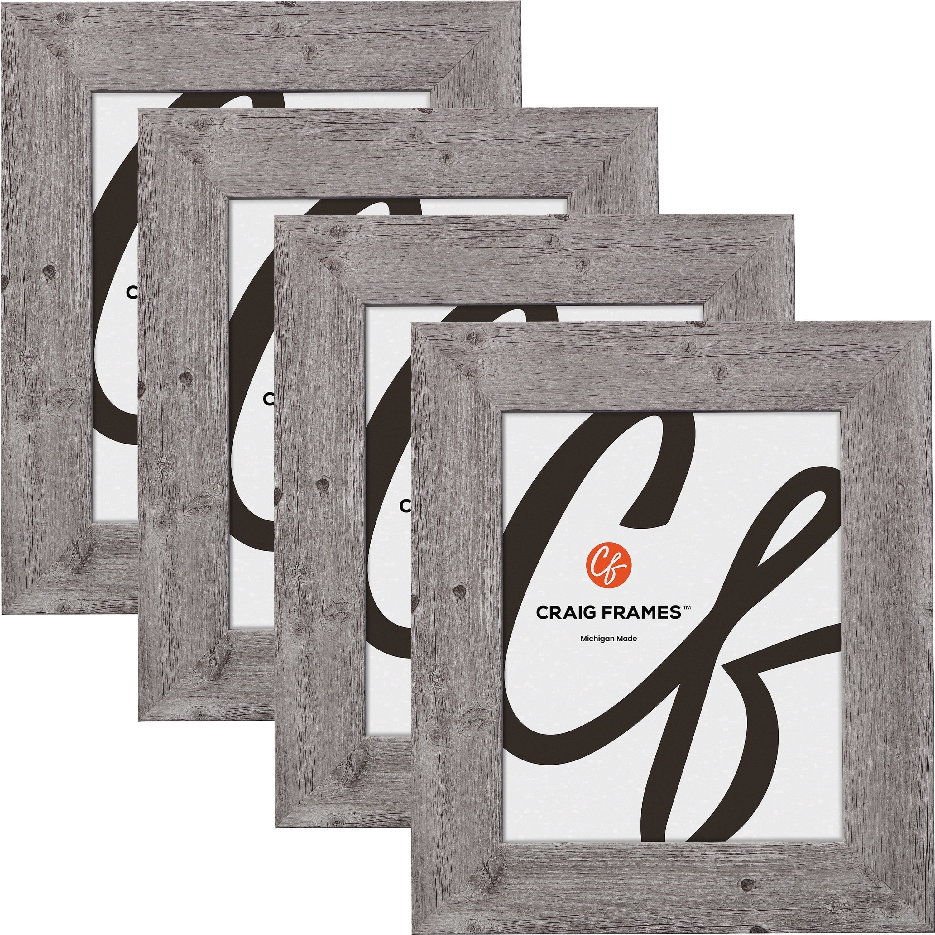 Craig Frames American Barn, 19x19 inch Picture Frame, Faux Light Grey ...