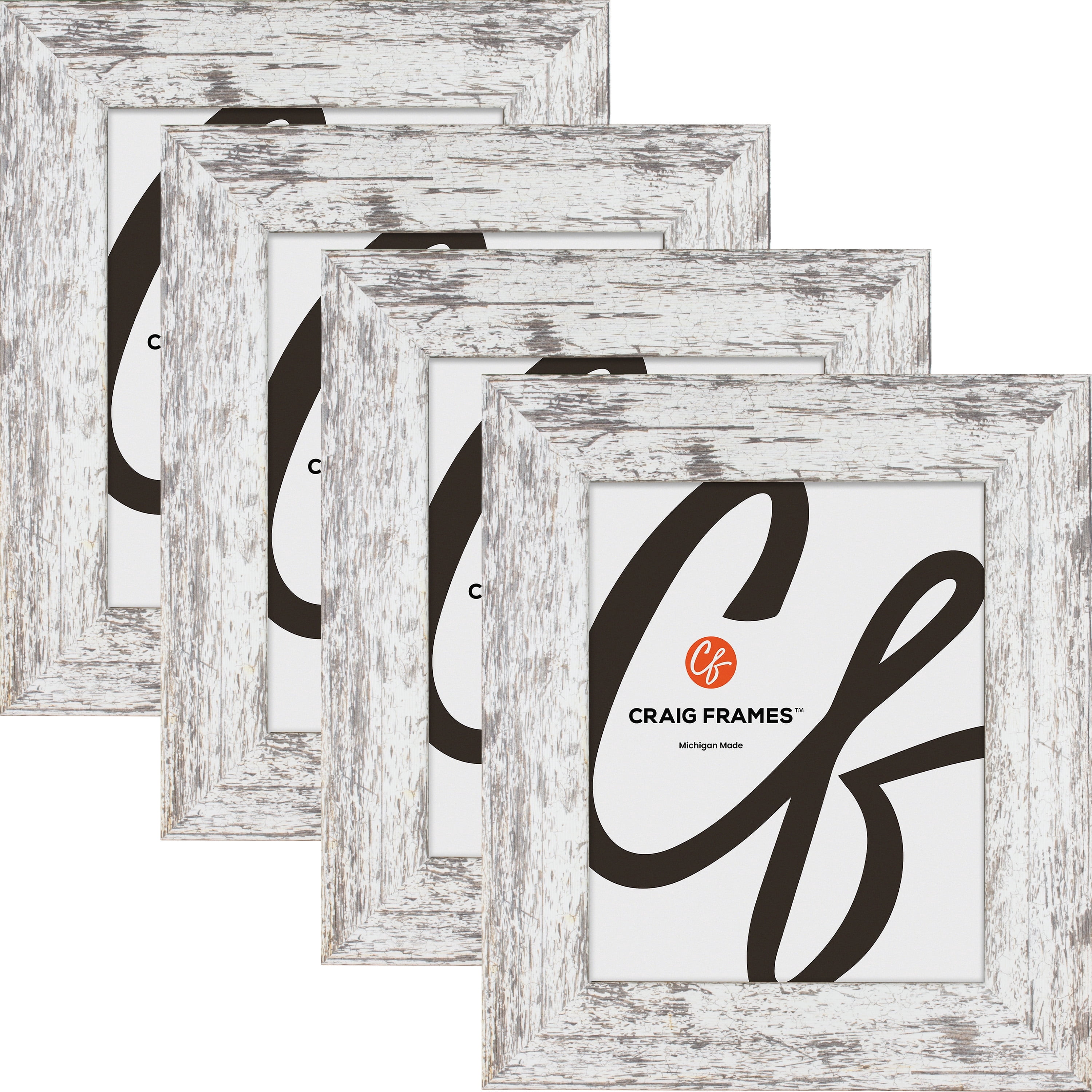 Craig Frames American Barn, 19x25 inch Picture Frame, Faux White ...