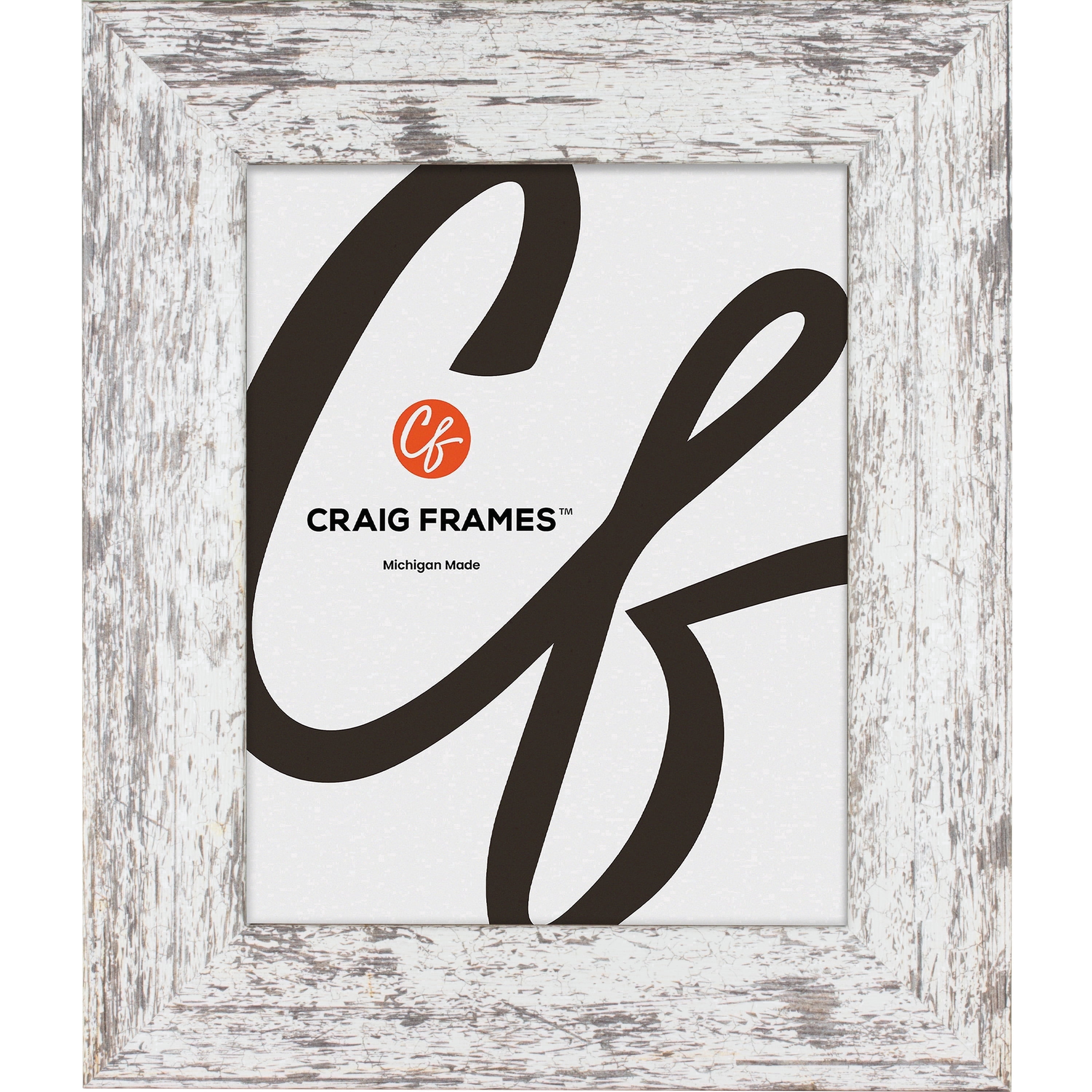 Craig Frames American Barn, 22x31 inch Picture Frame, Faux White ...