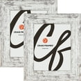 thumbnail image 1 of Craig Frames American Barn, 8x11 inch Picture Frame, Faux White Barnwood, Set of 2, 1 of 5
