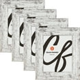 thumbnail image 1 of Craig Frames American Barn, 8x11 inch Picture Frame, Faux White Barnwood, Set of 4, 1 of 5
