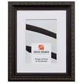 thumbnail image 1 of Craig Frames Ancien Ornate, 8x10 inch Antique Black Picture Frame Matted for a 5x7 Photo, 1 of 5