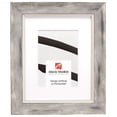 thumbnail image 1 of Craig Frames Aristocrat, 18x36 inch White and Silver Picture Frame Matted for a 14x32 Photo, 1 of 5