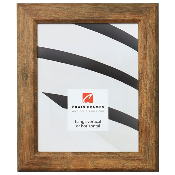 Craig Frames Arthur, 14x22 inch Picture Frame, Brown Barnwood