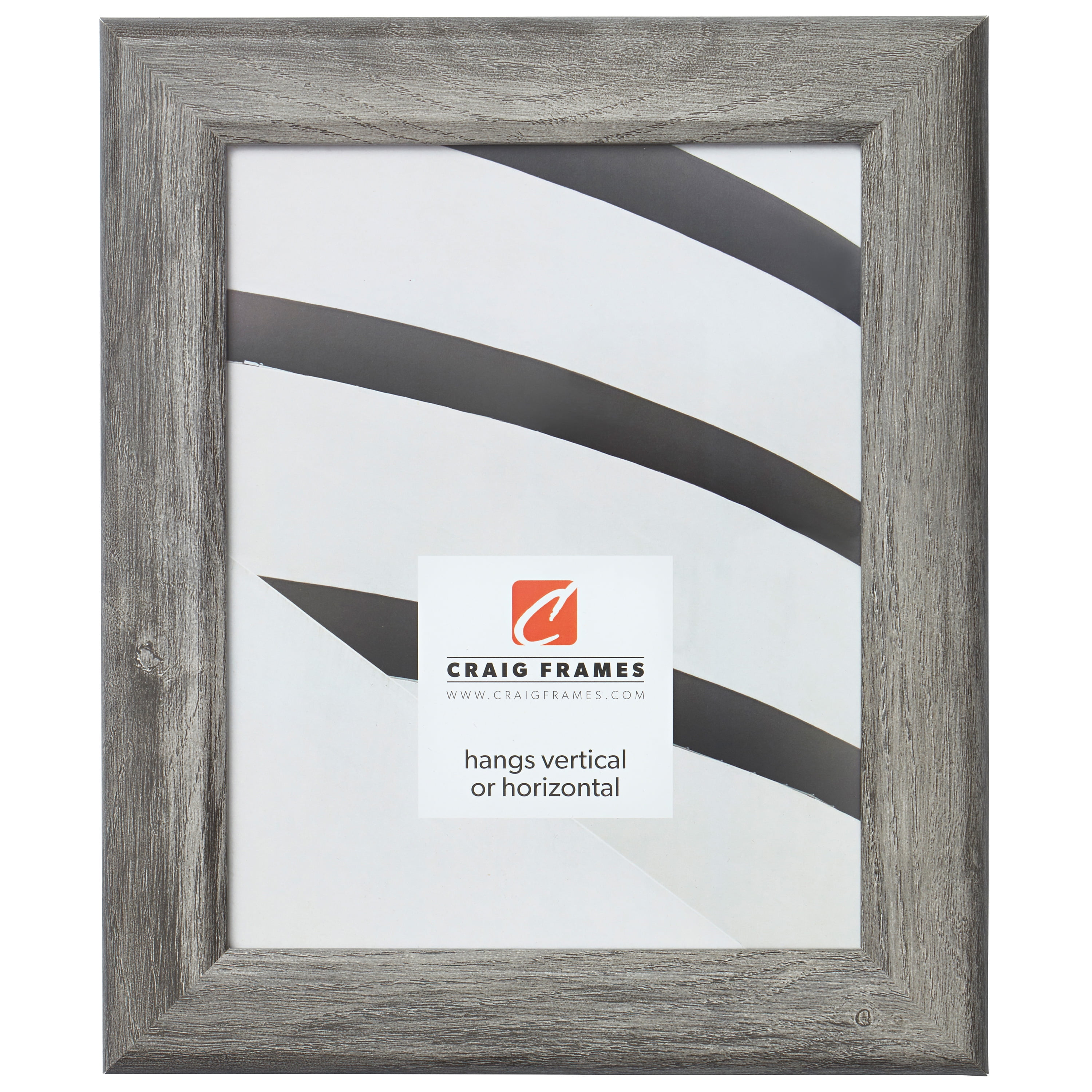 Gray Barnwood 24x36 Wall Mount Picture Frame with Acrylic Cover