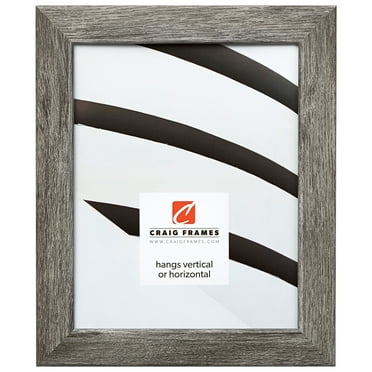 Craig Frames Bauhaus 125, 10 x 13 Inches Picture Frame, Rustic Gray Barnwood