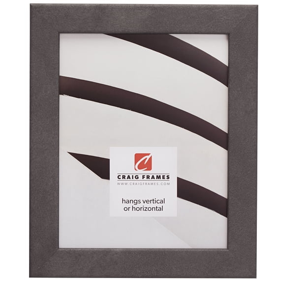 Craig Frames Bauhaus 125, 10x12 inch Picture Frame, Concrete Grey