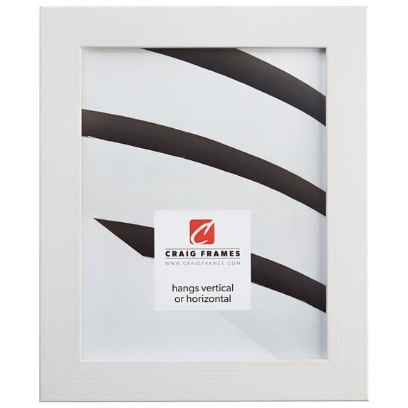 Craig Frames Bauhaus 125, 11 x 17 Inch Picture Frame, White Oak