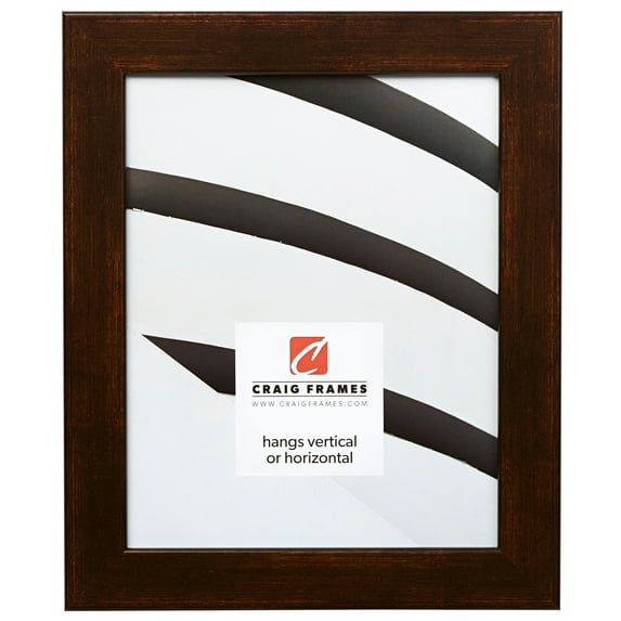 Craig Frames Bauhaus 125, 12x16 inch Picture Frame, Modern Aged Copper