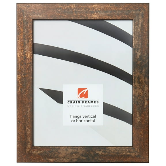 Craig Frames Bauhaus 125, 12x16 inch Picture Frame, Modern Rust