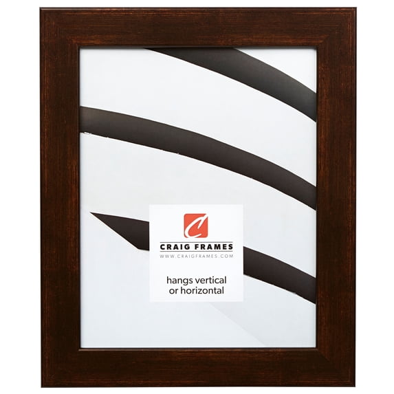 Craig Frames Bauhaus 125, 12x36 inch Picture Frame, Modern Aged Copper