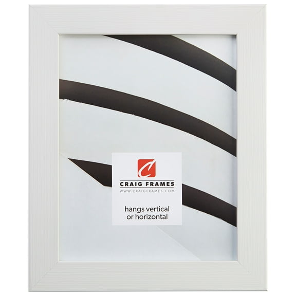 Craig Frames Bauhaus 125, 17x22 inch Picture Frame, White Oak