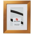 thumbnail image 1 of Craig Frames Bauhaus 125, 18x24 inch Stainless Brass Picture Frame Matted for a 12x18 Photo, 1 of 5