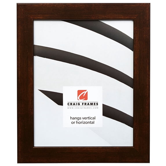 Craig Frames Bauhaus 125, 18x36 inch Picture Frame, Modern Aged Copper