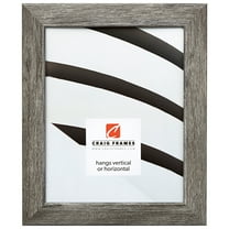 Craig Frames Bauhaus 125, 18x36 inch Picture Frame, Rustic Gray Barnwood