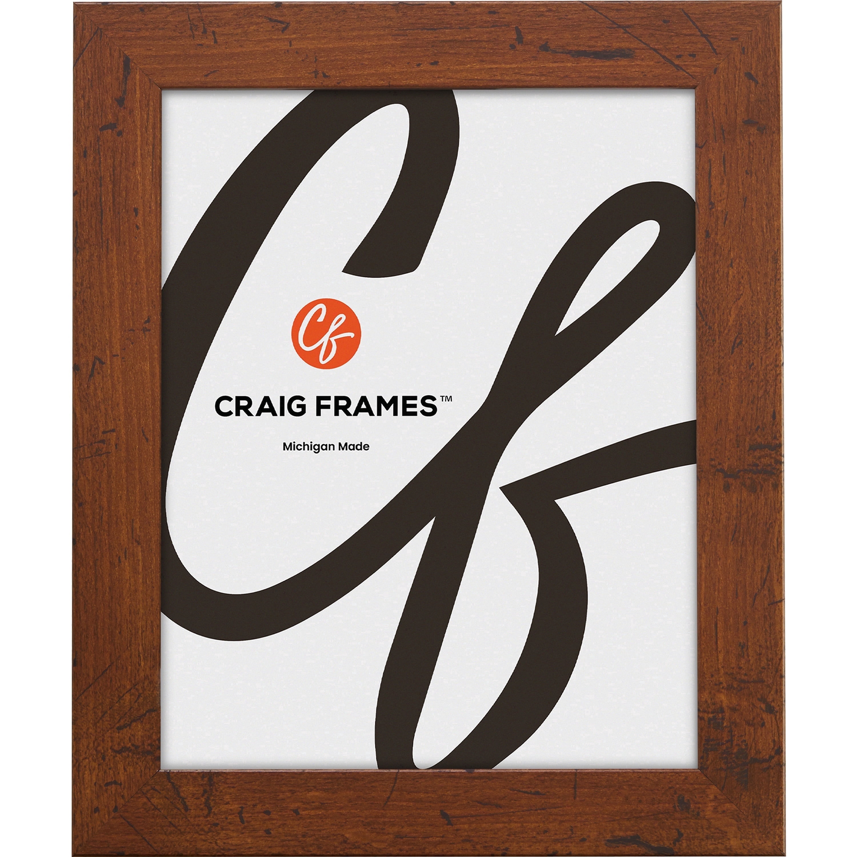 Craig Frames Bauhaus 125, 21x28 inch Picture Frame, Modern Dark Walnut ...