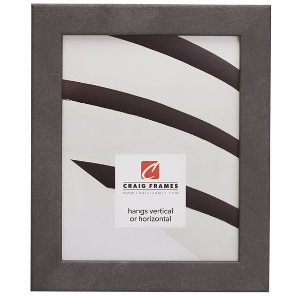 Craig Frames Bauhaus 125, 24x32 inch Picture Frame, Concrete Grey