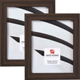 thumbnail image 1 of Craig Frames Bauhaus 125, Modern Black Tan Oak Picture Frame, 12x18 Inch, Set of 2, 1 of 3