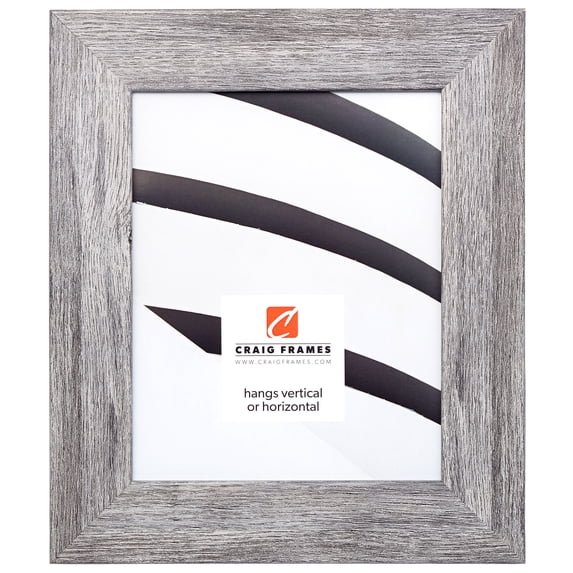 Craig Frames Bauhaus 200, 12 x 18 Inches Picture Frame, Gray Barnwood