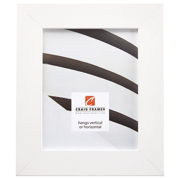 Craig Frames Bauhaus 200, 12 x 36 Inch Picture Frame, White Oak