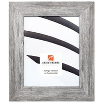Craig Frames Bauhaus 200, 8.5 x 11 Inch Picture Frame, Gray Barnwood