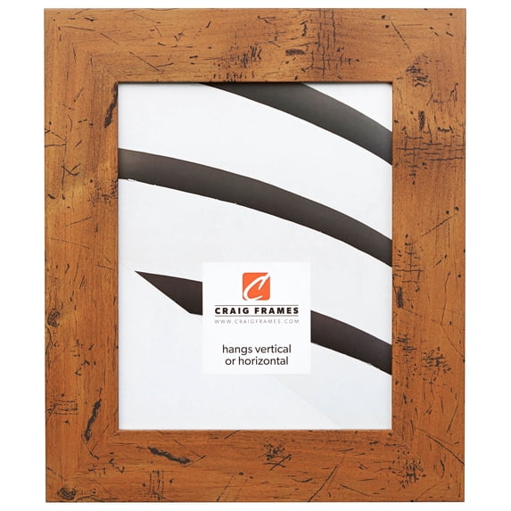 Craig Frames Bauhaus 200, Rustic Light Walnut Picture Frame, 20x24 Inch