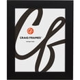 thumbnail image 1 of Craig Frames Bauhaus, Modern 1.25" Satin Black Picture Frame, 10x14 inch, 1 of 5