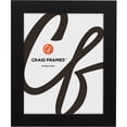 thumbnail image 1 of Craig Frames Bauhaus, Modern 1.25" Satin Black Picture Frame, 9x20 inch, 1 of 5