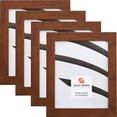 thumbnail image 1 of Craig Frames Bauhaus Modern Dark Walnut Picture Frame, Set of 4, 1 of 3