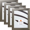 thumbnail image 1 of Craig Frames Bauhaus Modern Silver Picture Frame, Set of 4, 1 of 3