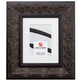 thumbnail image 1 of Craig Frames Borromini, 20x20 inch Black Walnut Picture Frame Matted for a 16x16 Photo, 1 of 5