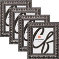 thumbnail image 1 of Craig Frames Bravado, 14x26 Picture Frame, Antique Silver, Set of 4, 1 of 5