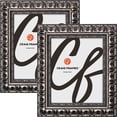 thumbnail image 1 of Craig Frames Bravado, 28x29 Picture Frame, Antique Silver, Set of 2, 1 of 5