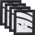thumbnail image 1 of Craig Frames Bullnose 125, Mystic Satin Black Picture Frame, 18x24 Inch, Set of 4, 1 of 4