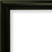 Craig Frames Bullnose Contemporary Black Composite Picture Frame