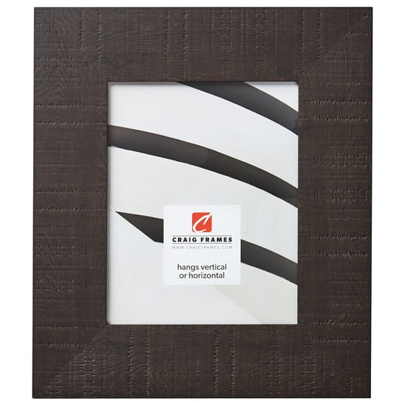Craig Frames Chesterton, 20x26 inch Picture Frame, Dark Brown Oakwood