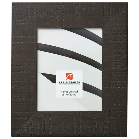 Craig Frames Chesterton, 22x28 inch Picture Frame, Dark Brown Oakwood
