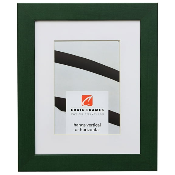 Craig Frames Colori, 19x25 inch Green Picture Frame Matted for a 14x20 Photo