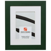 Craig Frames Colori, 20x20 inch Green Picture Frame Matted for a 16x16 Photo