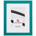 thumbnail image 1 of Craig Frames Confetti, 11x17 inch Modern Teal Blue Picture Frame Matted for an 8x12 Photo, 1 of 5