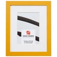 thumbnail image 1 of Craig Frames Confetti, 14x22 inch Modern Yellow Picture Frame Matted for a 11x17 Photo, 1 of 5