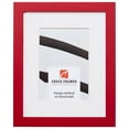thumbnail image 1 of Craig Frames Confetti, 18x36 inch Modern Red Picture Frame Matted for a 14x32 Photo, 1 of 5