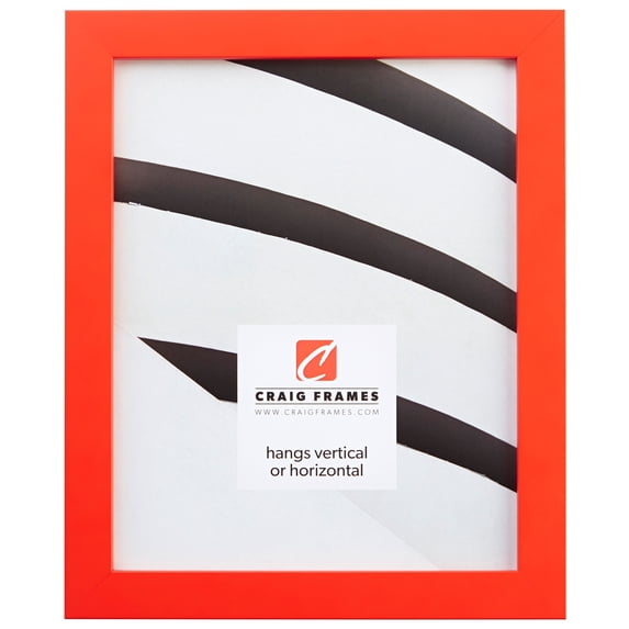 Craig Frames Confetti, 20x20 inch Picture Frame, Orange