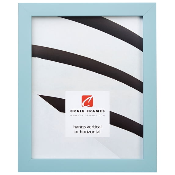Craig Frames Confetti, 22x28 inch Picture Frame, Light Pastel Blue