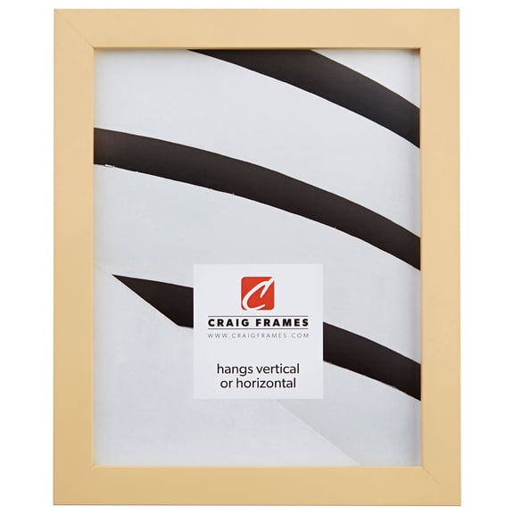 Craig Frames Confetti, 22x28 inch Picture Frame, Light Pastel Yellow