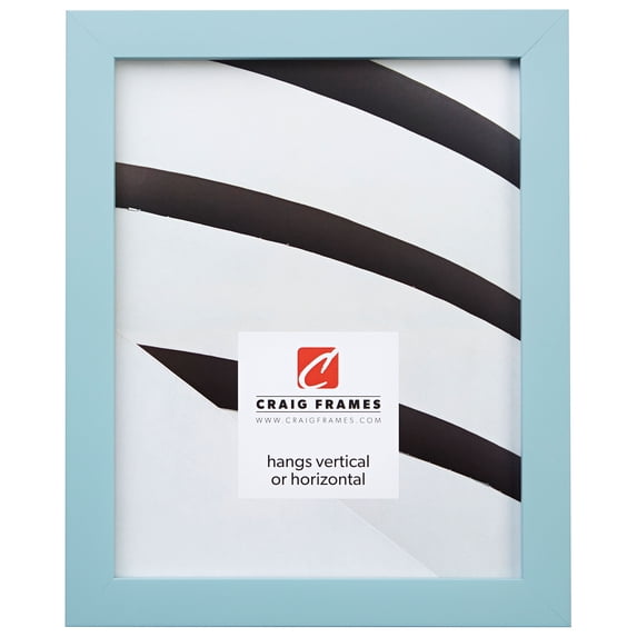 Craig Frames Confetti, 4x6 inch Picture Frame, Light Pastel Blue