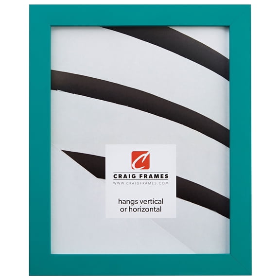 Craig Frames Confetti, 4x6 inch Picture Frame, Teal Green