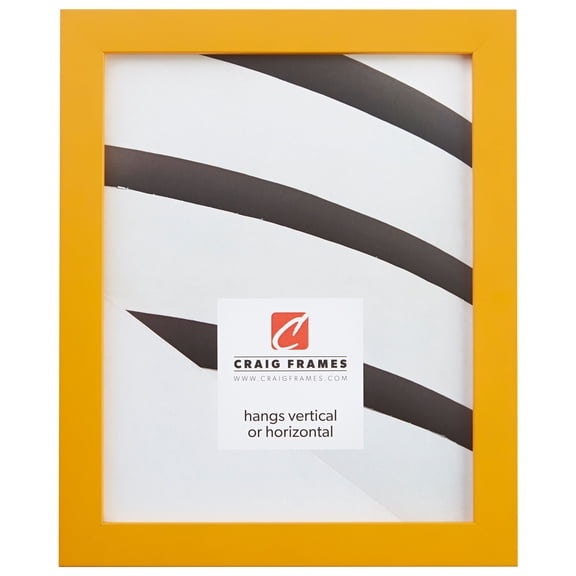 Craig Frames Confetti, 4x6 inch Picture Frame, Yellow