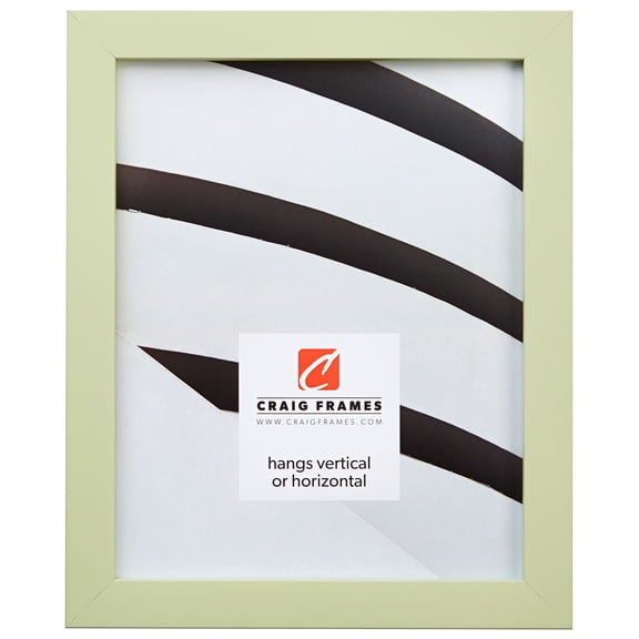 Craig Frames Confetti, 5x7 inch Picture Frame, Light Pastel Green